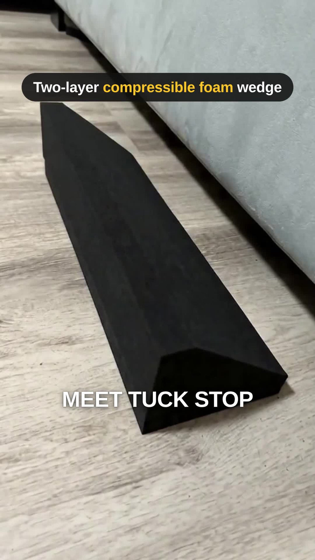 Promotional video still illustrating the TuckStop concept.